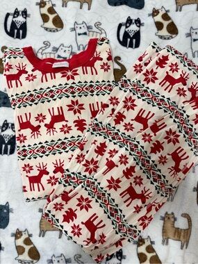 Hanna Andersson reindeer pjs matching set
